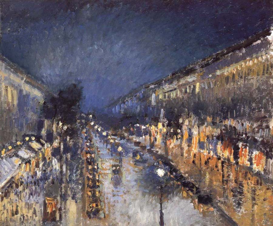The Boulevard Monimartre at Night